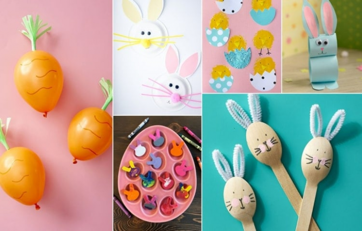 19 einfache Ideen zum Basteln zu Ostern mit Kleinkind – | Wiki...