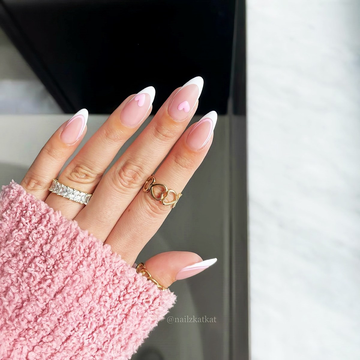 natürlich nageldesign schlicht und elegant